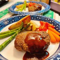 普通にハンバーグ// Japanese Hamburger steak (Hambagu)